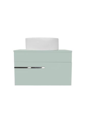 Тумба Runo Вудлайн 65 подвесная оливковая под накладной умывальник (00-00004897), артикул 00-00004897