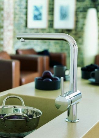 Смеситель для кухни  GROHE MINTA 32168000 (хром, L-21,7 H-29,3), шт Смеситель для кухни  GROHE MINTA 32168000 (хром, L-21,7 H-29,3), шт