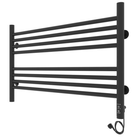 Полотенцесушитель электро "Оливия ЧКЧ8 800*500", черный муар, правый, артикул 73207629