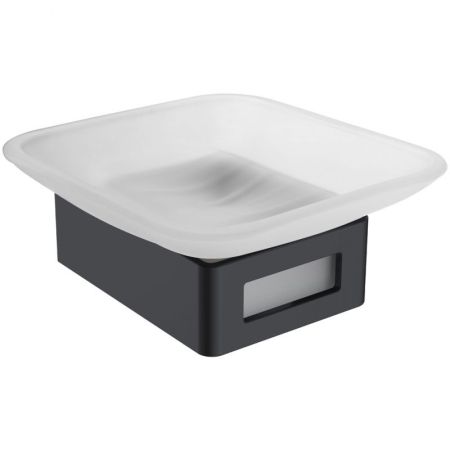 Мыльница черный/золото серия Q, артикул 10943-G-B