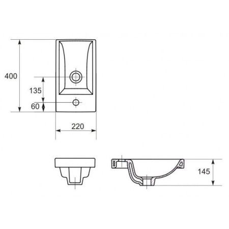 Тумба подвесная "Комо 40", сонома, Сомо 40