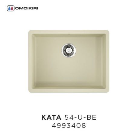 Кухонная мойка Omoikiri Kata 54-U BE Ваниль 4993408, артикул 4993408