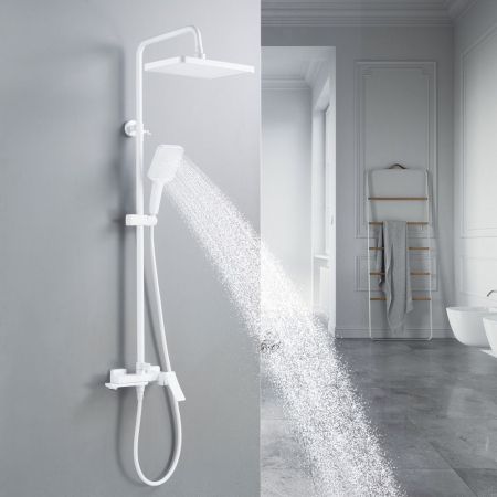 Душевая система Shevanik S4436C, белый