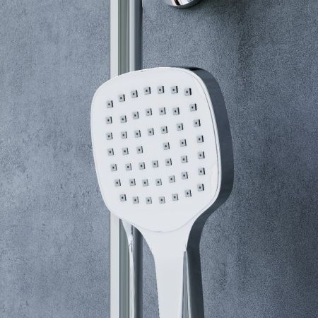 D0712000 Norma душевая система  с квадратными лейками, хром, артикул D0712000