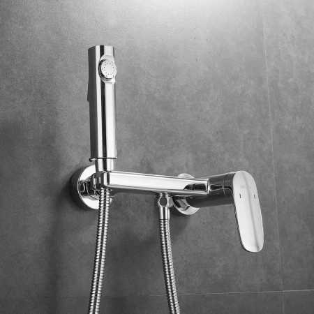 Гигиенический душ со смесителем Shevanik S8505-1, хром