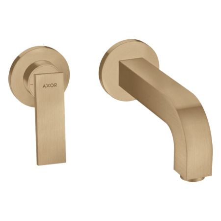 AX Citterio Смеситель для раковины, наст.,розет., цвет шлифованная бронза