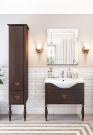 Пенал ROCA AMERICA 40,5 ZRU9302946 (напольный, 40,5*31,3*200, дуб тёмный шоколад), шт, артикул ZRU9302946