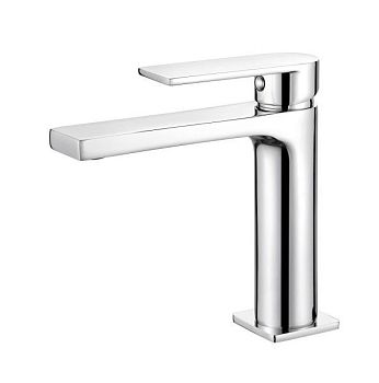 AQG Alpha, однорычажный смеситель для раковины без донного клапана, цвет хром