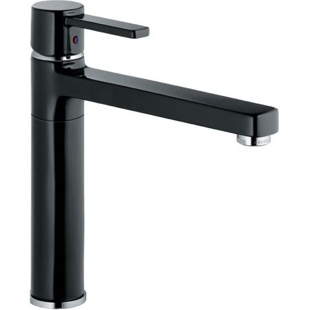 Смеситель для кухни, Kludi, ZENTA, тип открывания воды-однорычажный, литой рычаг, тип регулирования воды-керамический картридж, монтаж-на раковину/столешницу, отверстия для монтажа-1, высота, мм-230, вынос излива, мм-195, тип излива-поворотный (360°), тип