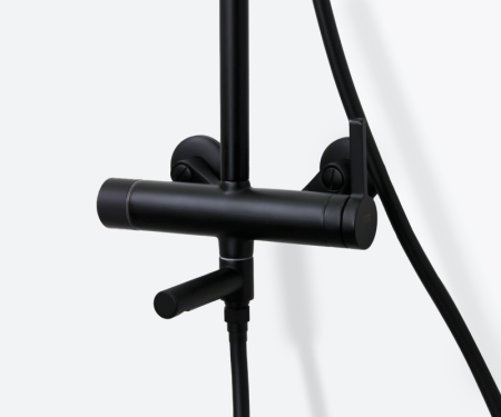 Душевая система Bronze de Luxe AVANTGARDE 2039H, черный, артикул 2039H