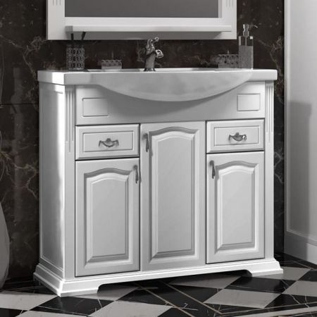 Мебель для ванной Риспекто 95 Opadiris Белый матовый, артикул 