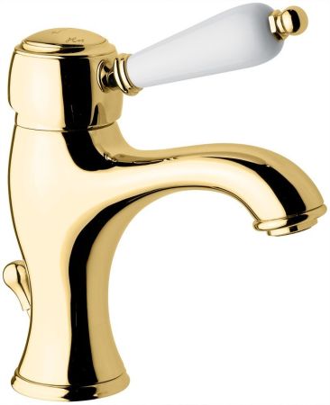 Смеситель Laguna с донным клапаном для раковины, цвет золото, артикул 40063OR