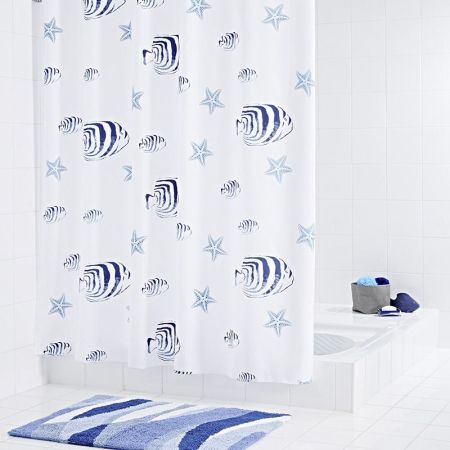 Штора для ванны Ridder Skalar 200х180 Синяя, артикул 47360