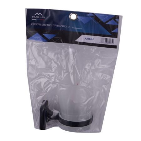 Стакан для ванной комнаты FASHUN A2606-7, чёрный