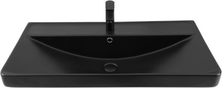Раковина Aquanet Ирис 90 черная матовая