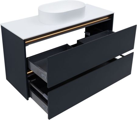 Тумба под раковину Allen Brau Activity 120 1.34015.AM антрацит матовый/олива браш, артикул 1.34015.AM