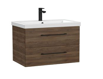 Тумба подвесная Cersanit LARA 70 орех табак под раковину S-UM-COM70/1-w (COMO 70) (69159)