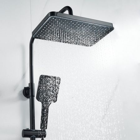 Душевая система Shevanik S9936H, черный