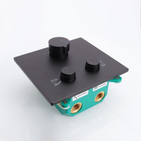 Встраиваемый смеситель для душа VSCV-421MB двухфункциональный, черный, артикул VSCV-421MB