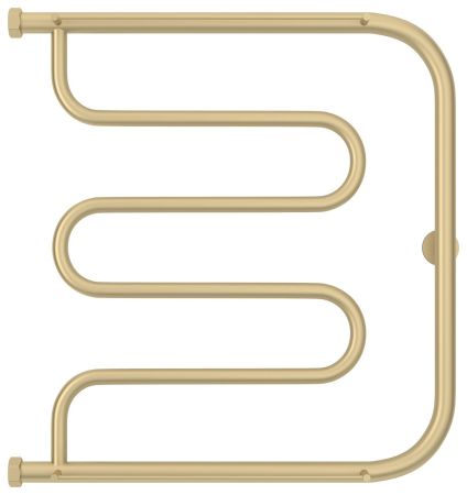 Полотенцесушитель водяной "Лира+" 2П 600х600 Н. Г. 1" (Матовая шампань), артикул 022-4012-6060