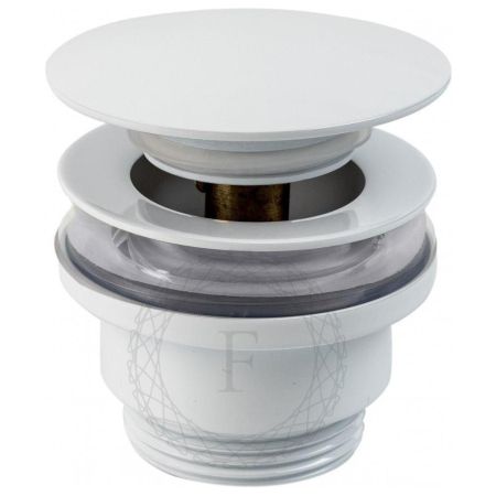 Донный клапан для раковины FILARETE FL75W, белый, артикул FL75W
