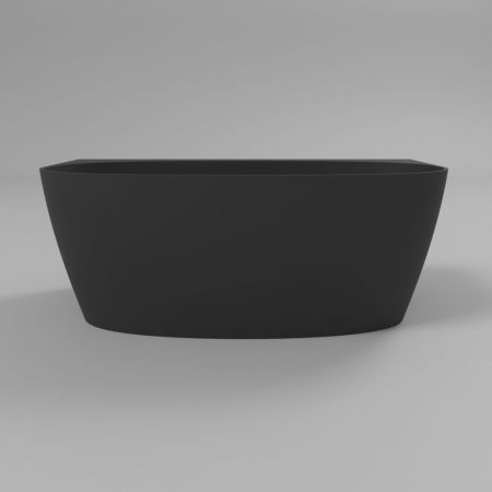 Ванна WHITECROSS Pearl A 155x80 (черный мат) иск. камень