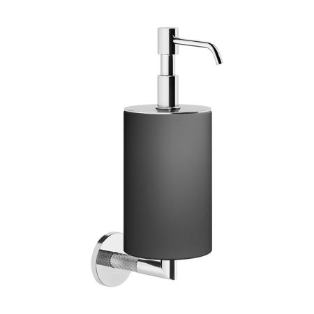 Gessi Anello Дозатор для жидкого мыла настенный черный, цвет: хром