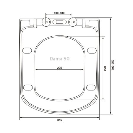 Сиденье BERGES Dama SO, артикул 017203