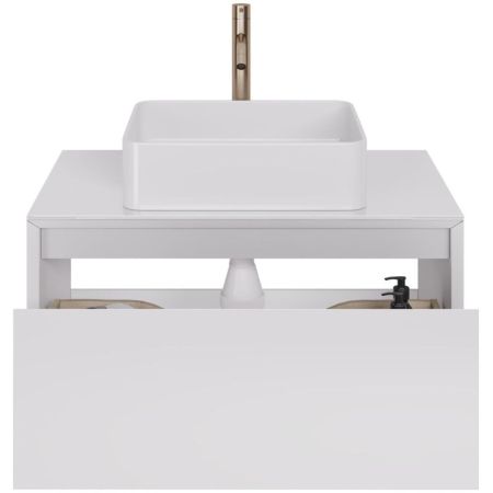 Тумба под раковину подвесная Dreja Insight 80 см, белый, артикул 99.9200