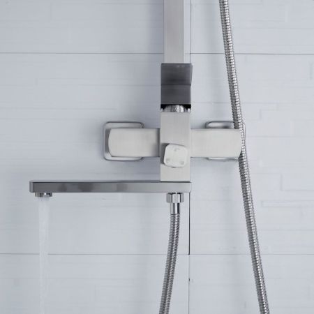 Душевая система Shevanik S7036L, сатин, артикул S7036L