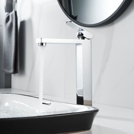 Смеситель для раковины Shevanik S9611, хром