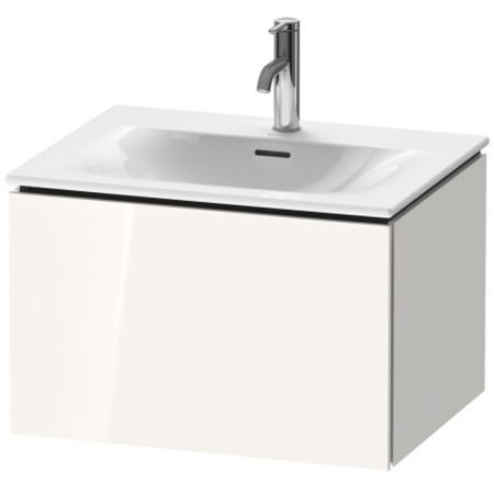 Duravit L-Cube Тумба подвесная под раковину # 234463, 1 выдвижное отделение, 400x620x481мм, цвет White High Gloss, артикул LC613502222