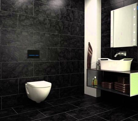 Клавиша смыва Geberit Sigma 80 116.090.SG.1 Чёрная