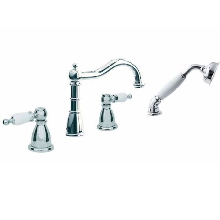 СМЕСИТЕЛЬ ДЛЯ АКРИЛOВOЙ ВАННЫ, ВРЕЗНОЙ TRADIZIONALE CHROMO, артикул 396