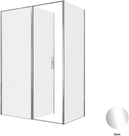 Душевой уголок Allen Brau Priority 140x80 3.31034.00 + 3.31040.00 хром, артикул 3.31034.00 + 3.31040.00