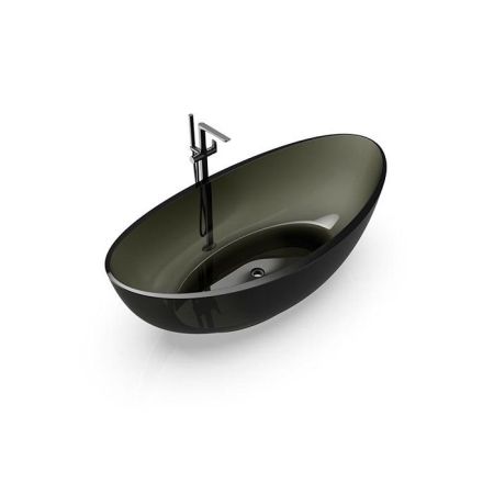 Knief Oval Shape Ванна отдельностоящая из полимерного материала 180х93x56 см, цвет Turmalin # 020, артикул 70001020