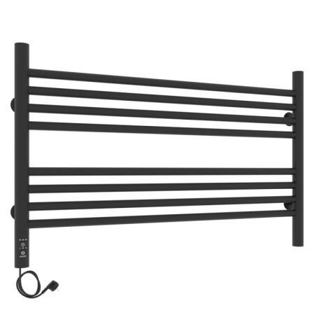 Полотенцесушитель электро "Оливия ЧКЧ8 800*500", черный муар, левый