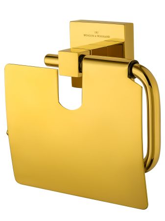 Держатель для туалетной бумаги с крышкой WONZON & WOGHAND POLO, Темное золото (WW-8926-DG), артикул WW-8926-DG