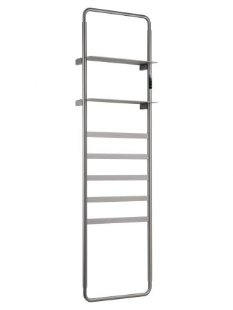 Полотенцесушитель электрический WONZON & WOGHAND DÜSSELDORF, Брашированный никель (WW-A205-BR), артикул WW-A205-BR