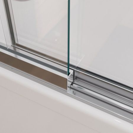 SLIDER-FIX-VF-11-90/150-C-NERO Душевая шторка на ванну, артикул SLIDER-FIX-VF-11-90/150-C-NERO