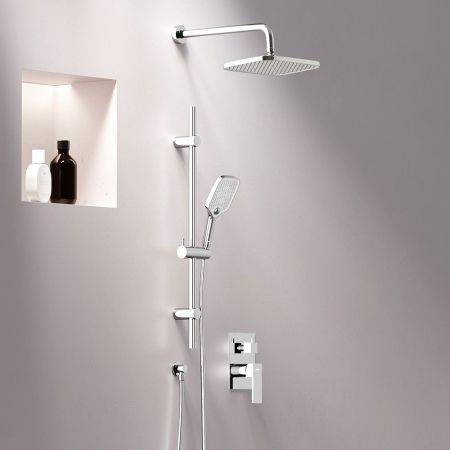 953530000 Gala встраиваемая душевая система с душевым смесителем и штангой, хром
