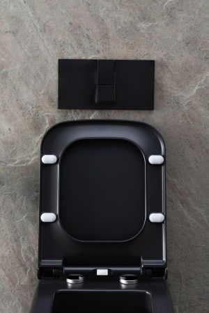 Чаша подвесного унитаза Allen Brau Infinity 4.21011.31 черный матовый, артикул 4.21011.31