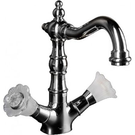 Смеситель для умывальника высокий, Camelia хром_Комплект, артикул 272-Camelia