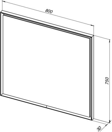 Зеркало Allen Brau Activity 80 1.340027.PWM папирус матовый/олива браш, артикул 1.340027.PWM