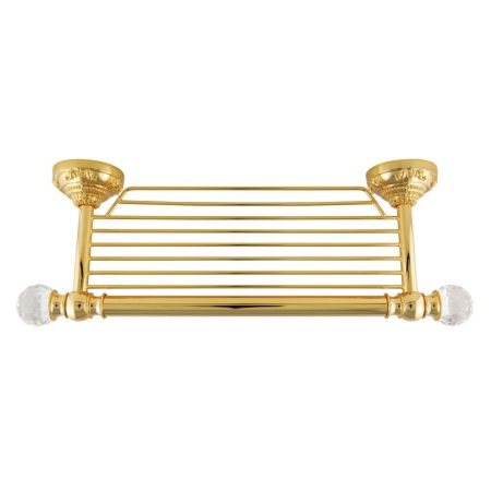 CRISTALIA Полка-решётка L43хH6,5хP14.5 cm, золото/SWAROVSKI, артикул 16840