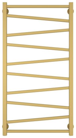 Полотенцесушитель водяной Сирокко 1000х500 (Матовое ЗОЛОТО), артикул 032-0253-1050