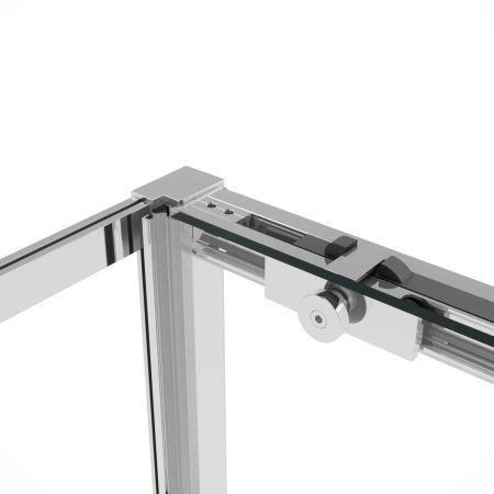 Душевой уголок Garda VSR-1G8011CL, 1100*800, хром, стекло прозачное, артикул VSR-1SS8011CL