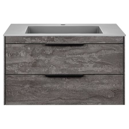 База под раковину Chiara 2D 800 подвесная, 2 выкатных ящика soft-close, G.Stone, артикул VMC-2C2800GS