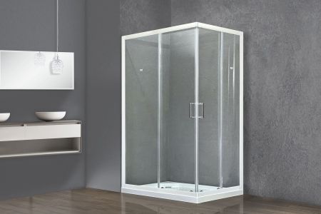 Душевой уголок RB HPD-T 100х115х185 (прозрачное), артикул RB11510HPD-T