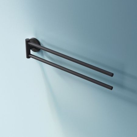 A85A32622 X-Joy, Двойная вешалка-вертушка для полотенец черный, артикул A85A32622